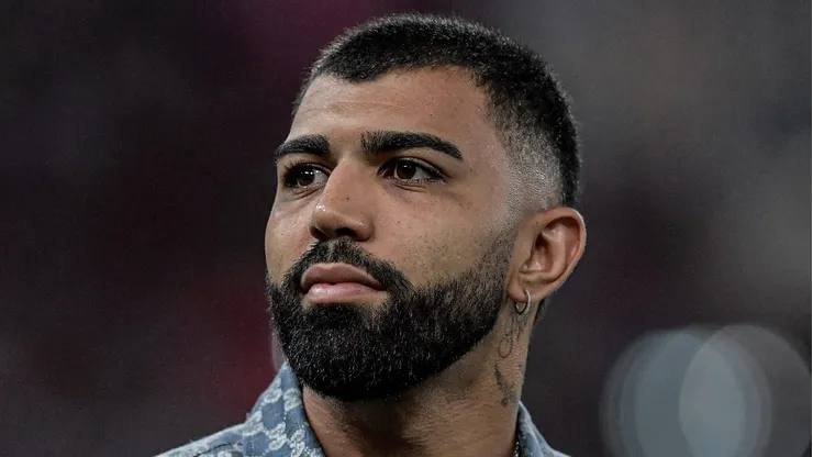 Gabigol no Maracanã em partida entre Flamengo e Fluminense, pelo Campeonato Carioca, no dia 09/03/2024.
