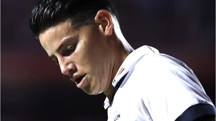 James Rodríguez, meia do São Paulo, nunca faltou a um treinamento