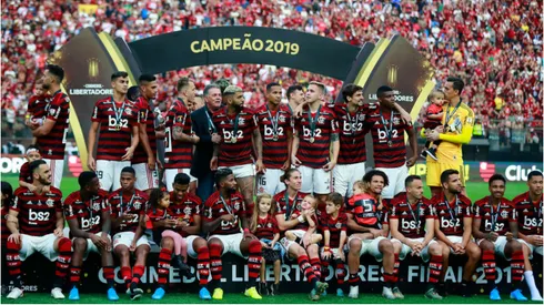 Flamengo quer mais uma taça da Libertadores. Daniel Apuy/Getty Images.