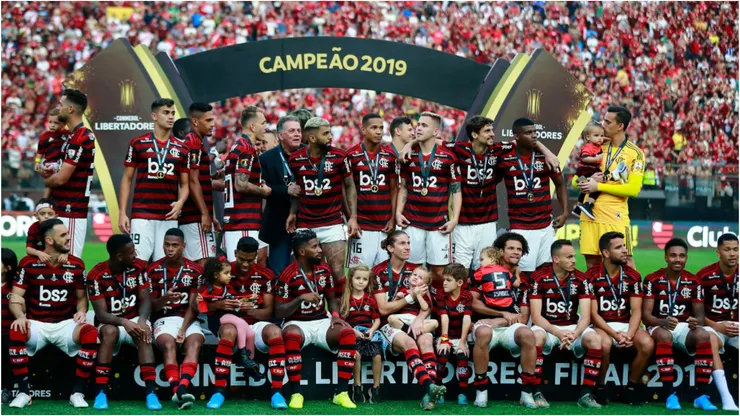 Flamengo quer mais uma taça da Libertadores. Daniel Apuy/Getty Images.