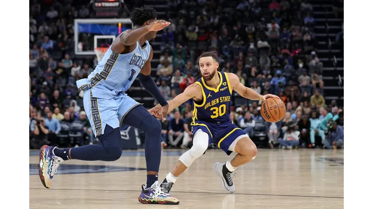 Golden State Warriors e Memphis Grizzlies se enfrentaram no Tennessee durante a temporada regular da NBA (Foto: Justin Ford/Getty Images)