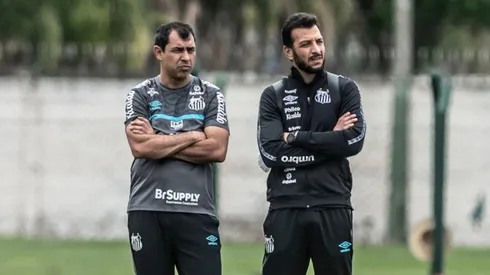 Foto: Flickr Oficial Santos/Ivan Storti/Santos FC - Carille e Dracena tiveram rusgas no Santos