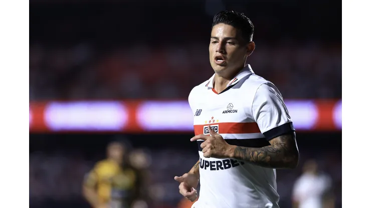 Foto: Marcello Zambrana/AGIF - James Rodríguez foi alvo de reclamações após eliminação do Tricolor