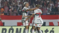 Jogadores do SPFC comemorando - Foto: Miguel Schincariol/Getty Images