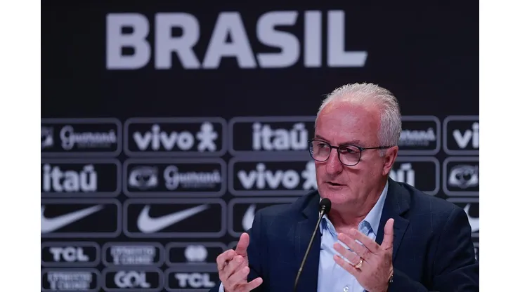 Dorival Jr. em sua primeira conovação a frente da Seleção Brasileira. Foto: redes sociais / CBF