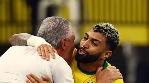 Gabigol trabalhou com Tite na Seleção Brasileira, mas não caiu no gosto do treinador no Flamengo. Foto: Buda Mendes/Getty Images