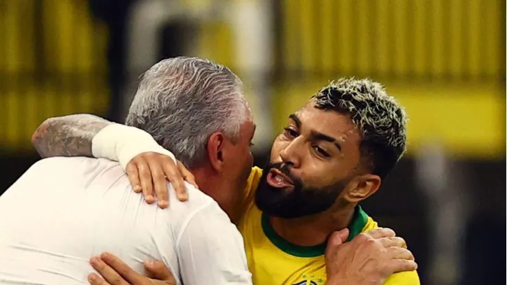 Gabigol trabalhou com Tite na Seleção Brasileira, mas não caiu no gosto do treinador no Flamengo. Foto: Buda Mendes/Getty Images