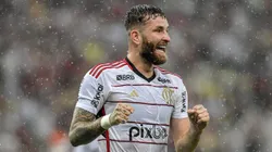 Léo Pereira, zagueiro titular absoluto de Tite, contra o Fluminense pelo Campeonato Carioca. Foto: Thiago Ribeiro/AGIF