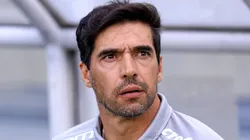 Abel Ferreira em partida do Palmeiras, na Arena Barueri, contra o Botafogo/SP, pelo Campeonato Paulista, no dia 09/03/2024.
