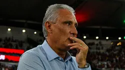 Tite comandando o Flamengo contra o Fluminense no jogo de ida da semifinal do Campeonato Carioca, realizado no Maracanã, no dia 09/03/2024.