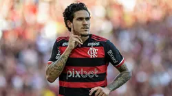 Pedro, do Flamengo, comemora gol contra o Madureira, pelo Carioca 2024 - Foto: Thiago Ribeiro/AGIF