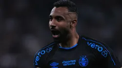 Everton Galdino em partida do Grêmio contra o Corinthians, na Neo Química Arena, pelo Campeonato Brasileiro de 2023, dia 18/09.