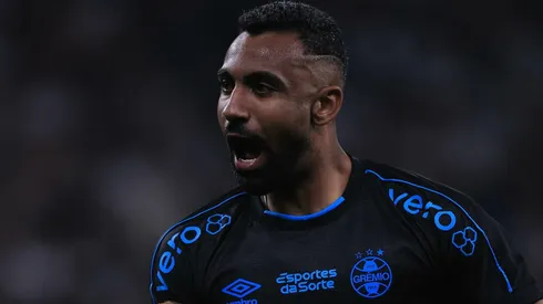 Everton Galdino em partida do Grêmio contra o Corinthians, na Neo Química Arena, pelo Campeonato Brasileiro de 2023, dia 18/09.