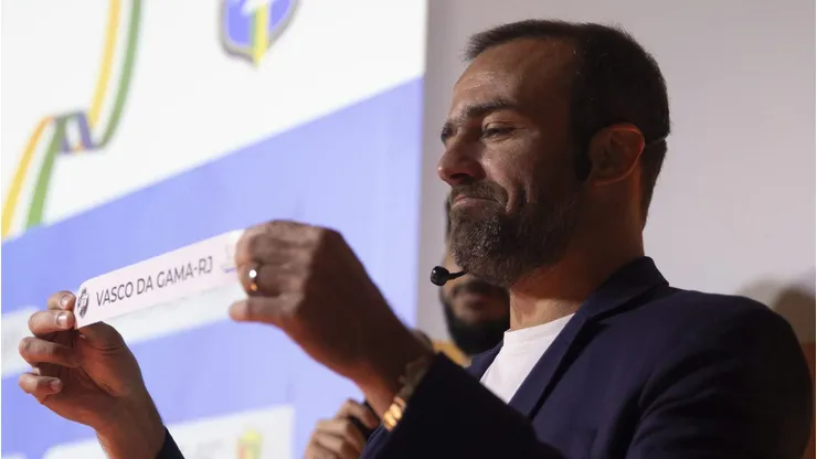 Roger Flores tira o Vasco em sorteio da Copa do Brasil. Foto: Lucas Figueiredo/CBF