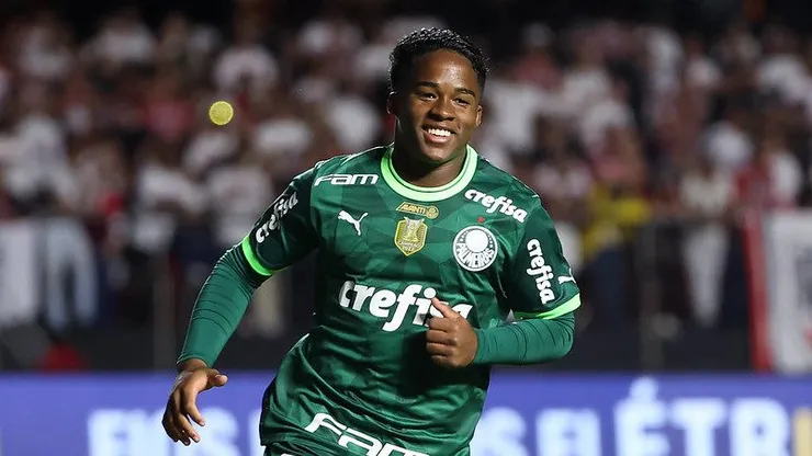 Endrick vai para o Real Madrid em julho. Foto: Cesar Greco/Palmeiras