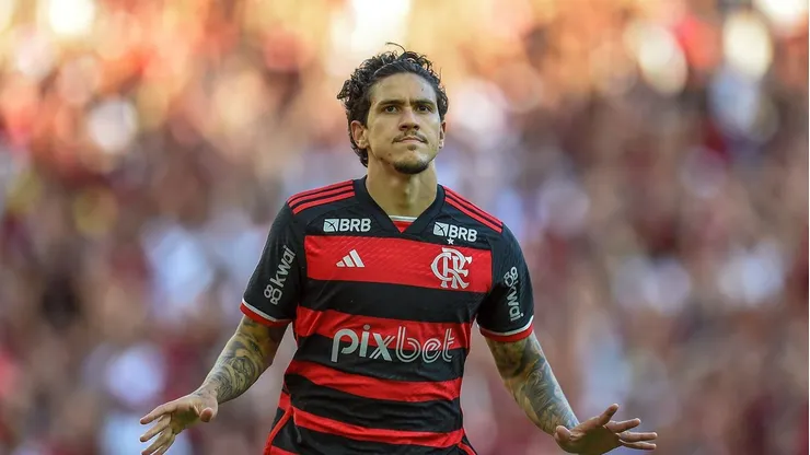 Pedro é um dos poucos centroavantes clássicos que ainda resta no futebol brasileiro. Foto: Marcelo Cortes / CRF