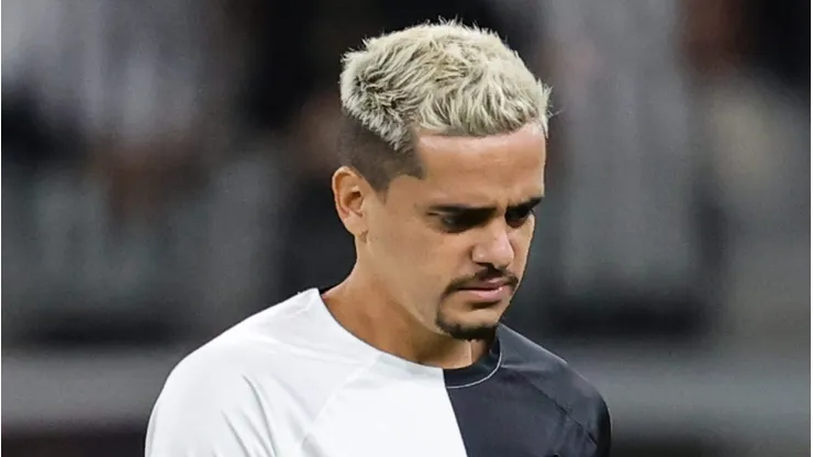 Fagner em partida entre Atlético/MG e Corinthians, no Mineirão, pela Copa do Brasil de 2023, no dia 17/05.