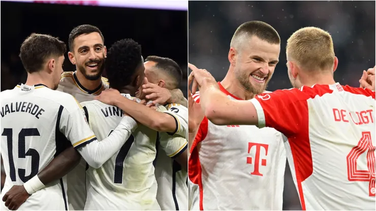 Real Madrid e Bayern de Munique. Foto: Denis Doyle/Christian Kaspar-Bartke/Getty Images