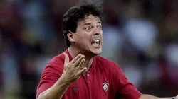 Fernando Diniz revoltado durante a derrota diante do Flamengo por 2 a 0. Foto: Alexandre Loureiro/AGIF