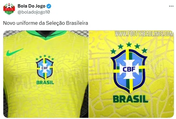 Uniforme da Seleção Brasileira