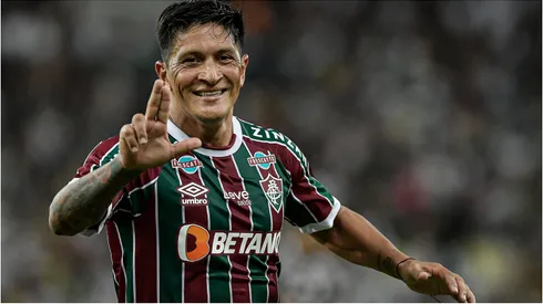 Germán Cano tem sete gols contra o Flamengo. Thiago Ribeiro/AGIF.