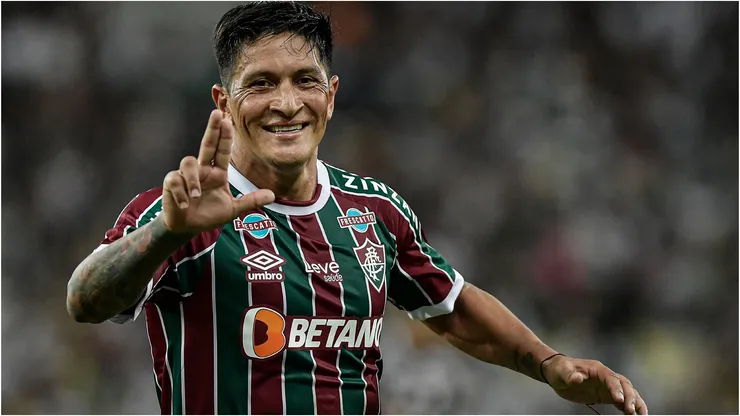 Germán Cano tem sete gols contra o Flamengo. Thiago Ribeiro/AGIF.