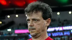 Fernando Diniz durante partida contra o Flamengo no estadio Maracana pelo campeonato Carioca 2024.