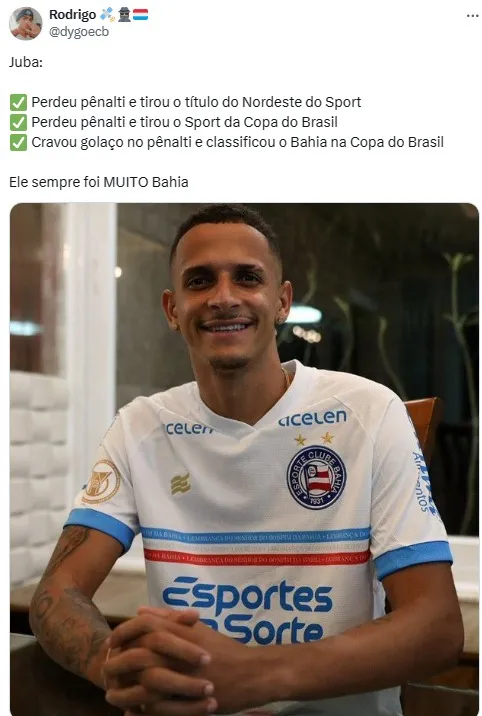 Web comenta classificação do Bahia