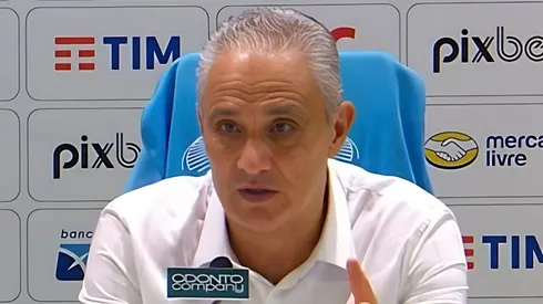 Tite, técnico do Flamengo vê defensor pronto para ser liberado Foto: Reprodução/SporTV