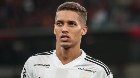 Pedrinho, do Atlético, durante partida contra o Athletico, pela Libertadores 2023 - Foto: Robson Mafra/AGIF