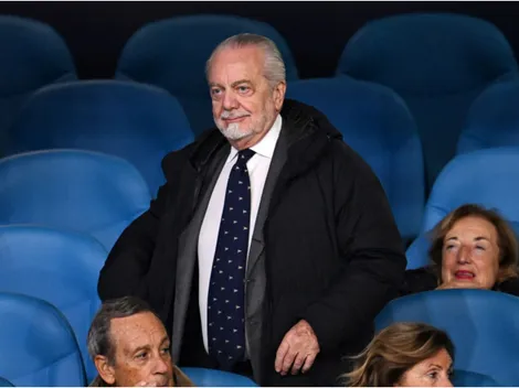 Promessa e agressão: Presidente do Napoli causa antes do jogo contra o Barcelona pela Champions League