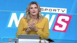 Foto: Reprodução/ SporTV - Janaina Xavier criticou Ana Thaís Matos pela resposta ao pronunciamento de Cuca