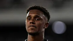Jeffinho durante partida contra o Portuguesa Rio no estadio Engenhao pelo campeonato Carioca 2024.
