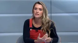 Foto: Reprodução/SporTV - Ana Thaís Matos reagiu após o pronunciamento do técnico Cuca
