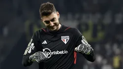 Goleiro Rafael atuaando pelo São Paulo, na Copa do Brasil de 2023. Foto: Marcello Zambrana/AGIF