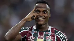 FLUMINENSE X LDU - Jhon Arias jogador do Fluminense comemora seu gol durante partida contra o LDU no estadio Maracana pelo campeonato Recopa Sul-Americana 2024. Foto: Alexandre Loureiro/AGIF