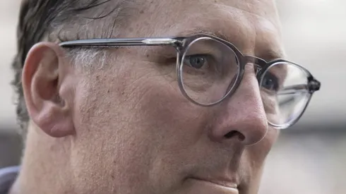 BOTAFOGO X CRUZEIRO - John Textor dono da Saf do Botafogo antes da partida contra o Cruzeiro no estadio Engenhao pelo campeonato Brasileiro A 2023. Foto: Jorge Rodrigues/AGIF
