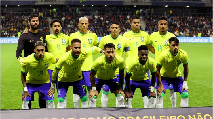 Jogadores da Seleção Brasileira - Foto: Dean Mouhtaropoulos/Getty Images
