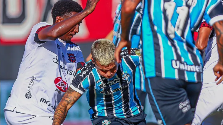 Grêmio faz quartas de final do Campeonato Gaucho diante do Brasil de Pelotas. Foto: Volmer Perez/AGIF