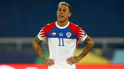 Eduardo Vargas, do Chile, em ação pela sua seleção - Foto: Wagner Meier/Getty Images