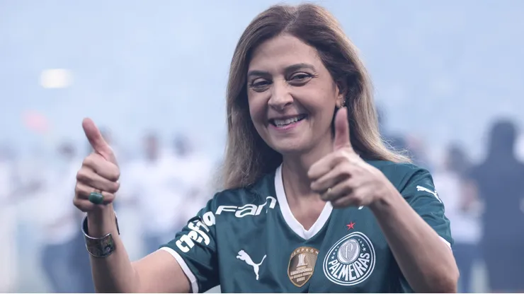 Leila Pereira pode preparar mais novidades ao Palmeiras - Foto: Ettore Chiereguini/AGIF.