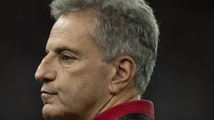 RJ - RIO DE JANEIRO - 20/02/2024 - CARIOCA 2024, FLAMENGO X BOAVISTA - Rodolfo Landim presidente do Flamengo antes da partida contra o Boavista no estadio Maracana pelo campeonato Carioca