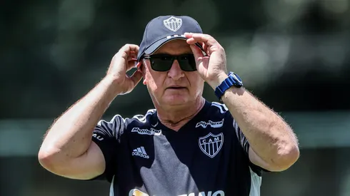 Felipão, comandante do Galo, expôs o que pensa sobre a base atleticana - Foto: Pedro Souza / Atlético