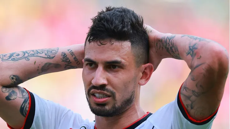 Pedro Henrique foi o grande vilão da Libertadores de 2022. Foto: Hector Vivas/Getty Images