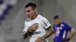 Vargas, do Atlético, comemora gol marcado contra o América de Cali na Libertadores 2021 - Foto: Ricardo Maldonado-Pool/Getty Images