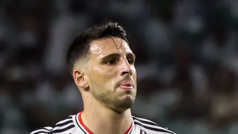 Calleri durante jogo contra o Palmeiras, no dia 14/07/2022.