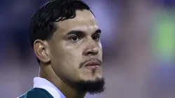 Gustavo Gómez em partida do Palmeiras contra o Ituano, na Arena Barueri, pelo Campeonato Paulista, no dia 08/02/2024.