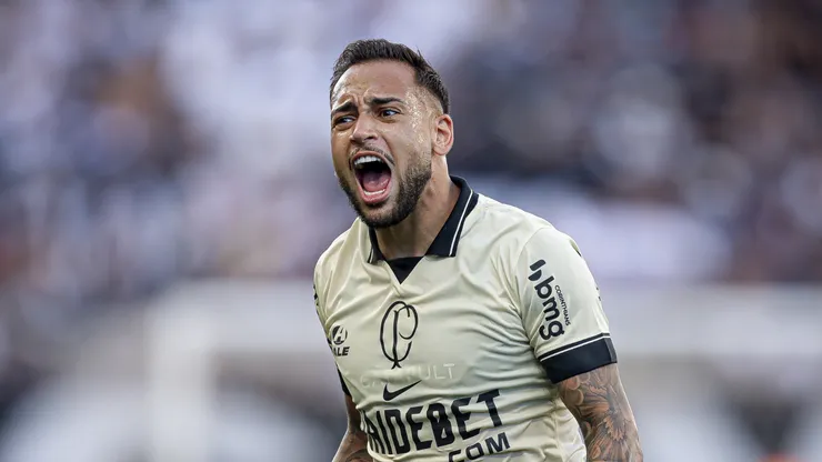 Maycon, do Corinthians, comemora gol durante partida contra o Santo André, pelo Paulistão 2024 - Foto: Rodrigo Coca/Ag. Corinthians