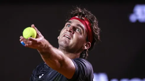RJ - RIO DE JANEIRO - 23/02/2024 - RIO OPEN 2024 - O tenista brasileiro Thiago Wild durante partida contra o tenista Cameron Norrie na Quadra Guga Kuerten no Jockey Club Brasileiro, pelo Rio Open 2024 ATP 500, etapa do circuito mundial de Tenis. Foto: Marcello Zambrana/AGIF