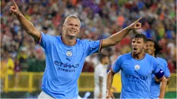 Haaland tem contrato com o City até 2027. Reprodução: Justin Casterline/Getty Images.